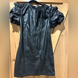 NEW Black pleather dress